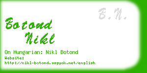 botond nikl business card